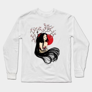 Spring geisha Long Sleeve T-Shirt